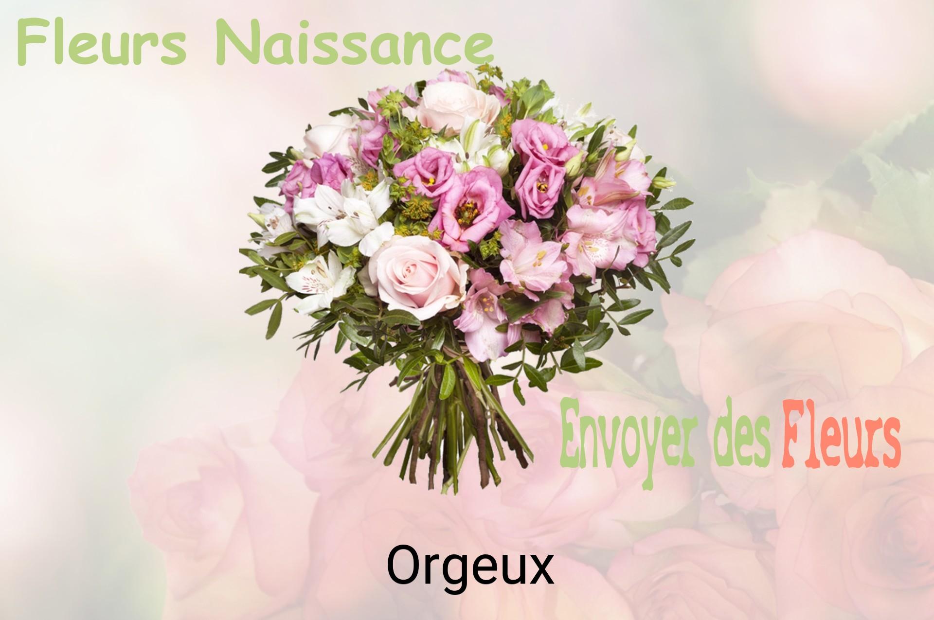 Bouquet de fleurs de naissance livré à Orgeux